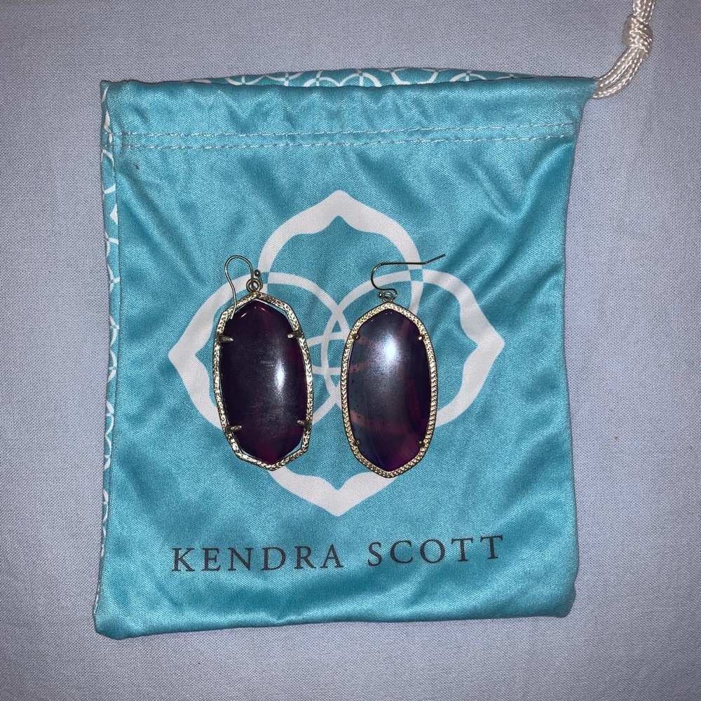 Kendra Scott Danielle Earrings Purple